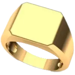gold signet ring